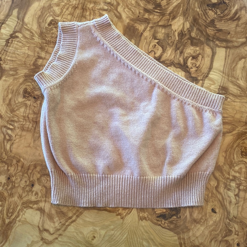Cider one shoulder tank top size small